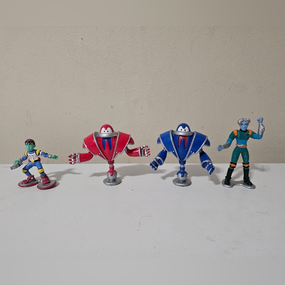 Vintage Irwin Toys ReBoot Anime Action Figures Set Of 4